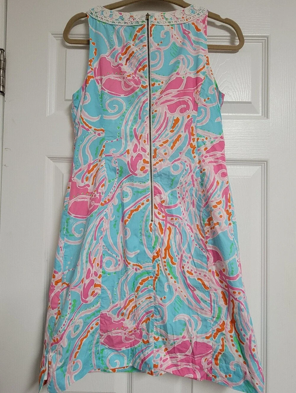 Lilly Pulitzer Jellies Be Jamming Gabby Shift Dress Size 4.